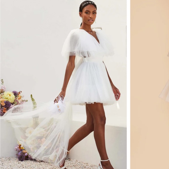 NWT Birdy Grey Alyssa Tulle Mini Dress - Picture 4 of 7